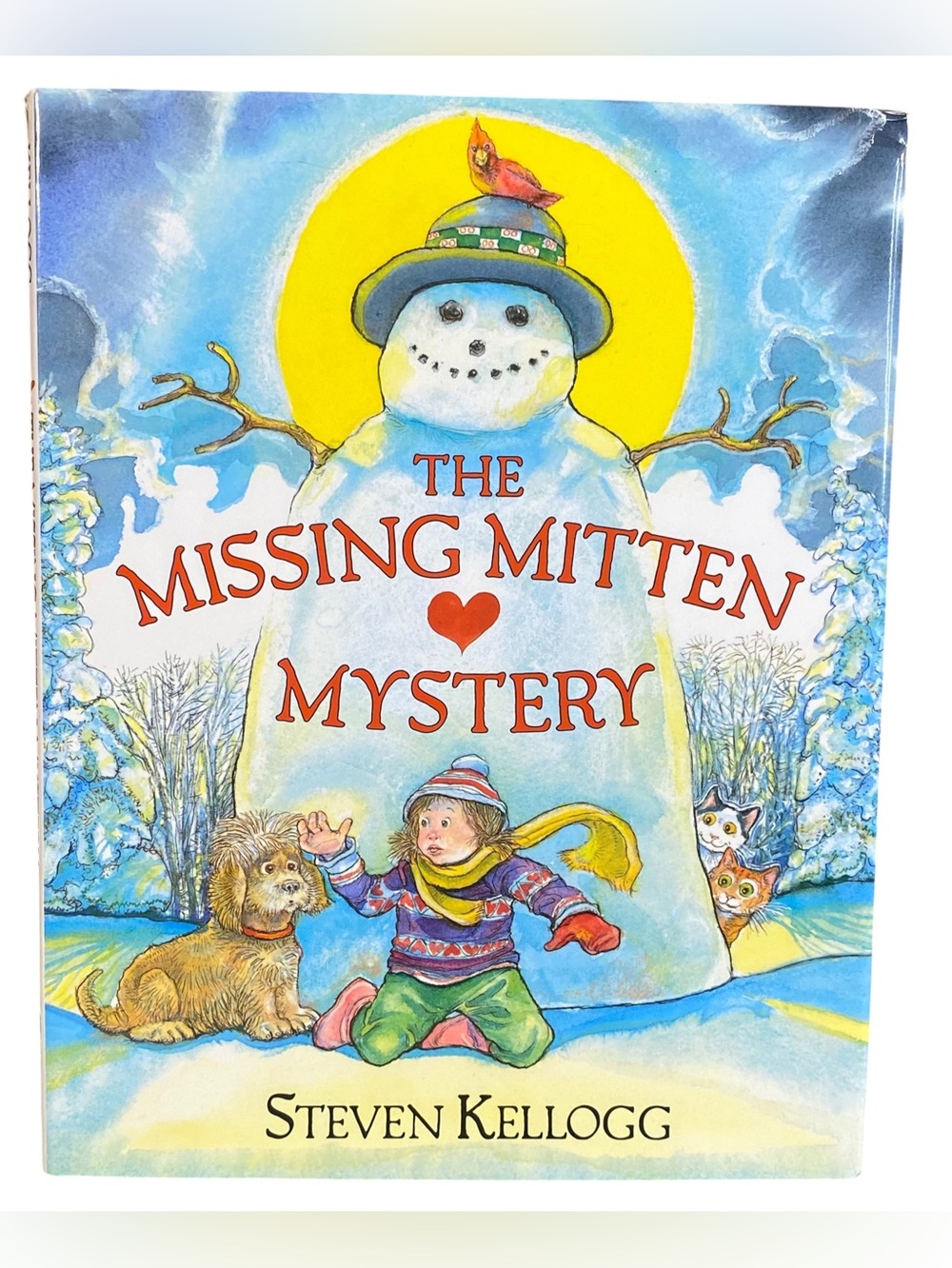 The Missing Mitten Mystery Steven Kellogg Hardcover Illustrated Childrens Book